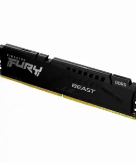 Alternative view от Памет за компютър Kingston FURY Beast Black 8GB DDR5 6000MHz CL30, AMD EXPO, XMP - KF560C30BBE-8