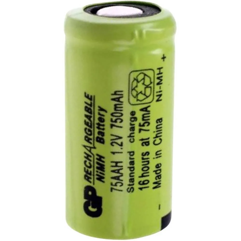 Акумулаторна батерия NiMH 75AAH-B 2/3AA 1.2V 600mAh 1бр. GP BATTERIES