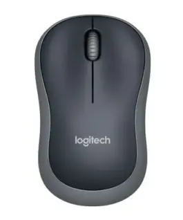 МИШКА LOGITECH M185 - RF Wireless Alkaline - Оптична / Optical - Wireless / Безжична - Grey - PN