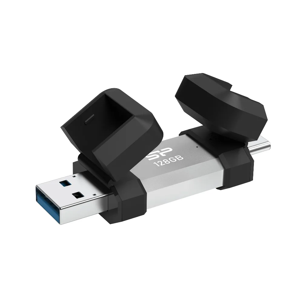 USB памет Silicon Power Mobile C51 128GB USB-A и USB Type-C (USB 3.2 Gen 1) - Image 3
