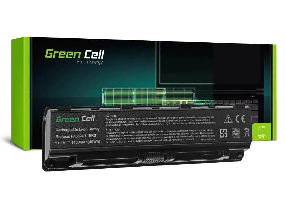 Батерия за лаптоп GREEN CELL TOSHIBA PA5023/PA5024 Satellite C850 C855 C870 L850 L855 10.8V