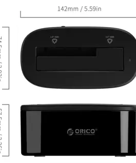 Orico докинг станция Storage - HDD/SSD Dock - 2.5 and 3.5 inch USB3.0 - 6218US3 - Image 4