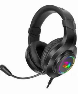 USB RGB LED геймърски слушалки с микрофон Redragon Hylas H260RGB-BK