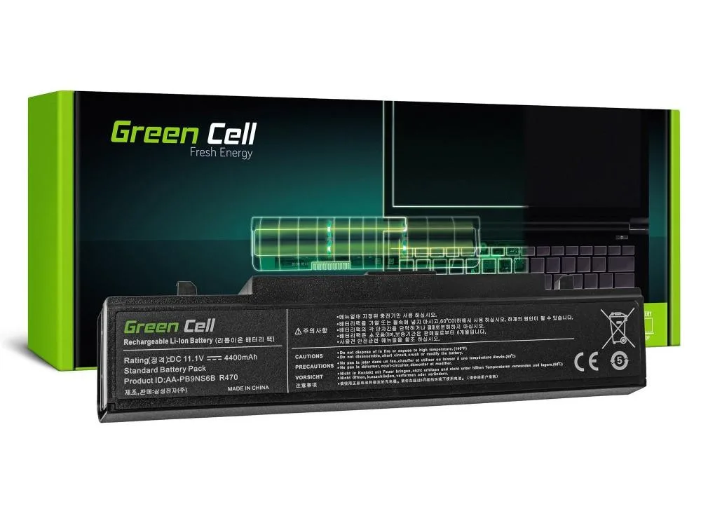Батерия за лаптоп GREEN CELL Samsung PB9NC6B Q318 R710 PB9NC6B 11.1V 4400mAh