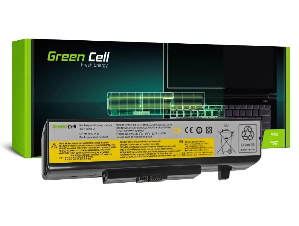 Батерия за лаптоп GREEN CELL Lenovo Y480 V480 Y580 G500 G505 G510 G580 G585 G700 IdeaPad Z580 P580 11.1V