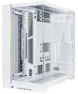 Кутия за компютър Lian Li PC-O11 Dynamic EVO XL Full-Tower, Tempered Glass, Бяла - Image 3