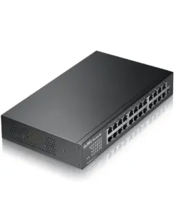 Alternative view от Суич ZYXEL GS1100-24E, 24 портов, Gigabit, за монтаж в шкаф