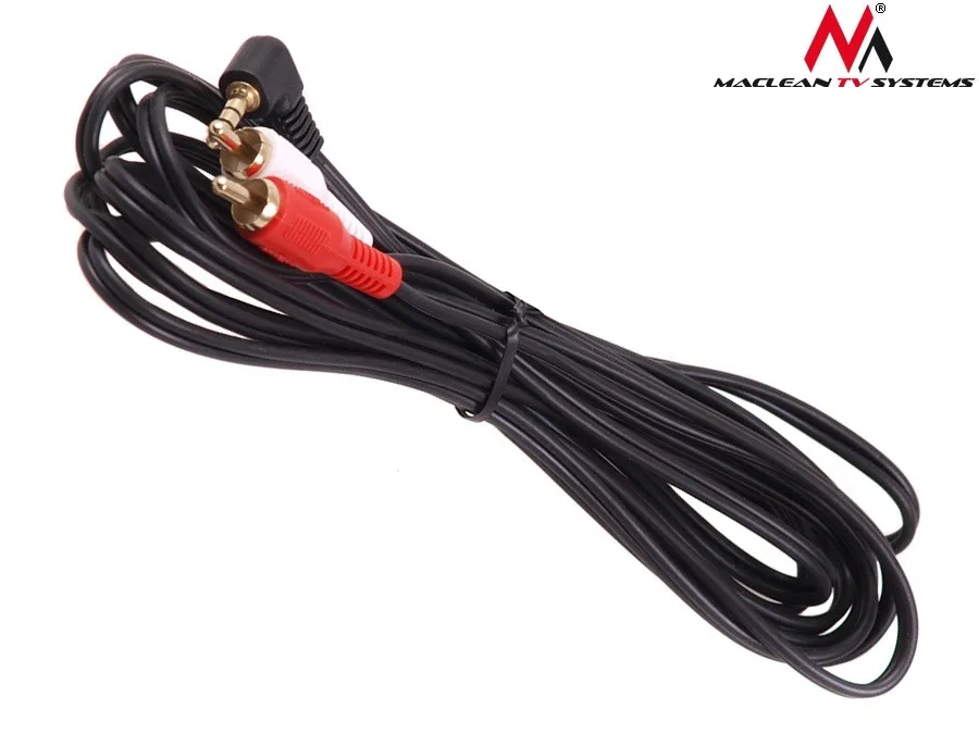 Maclean кабел 3.5mm mini 2RCA 1m черен MCTV-824 - Image 2