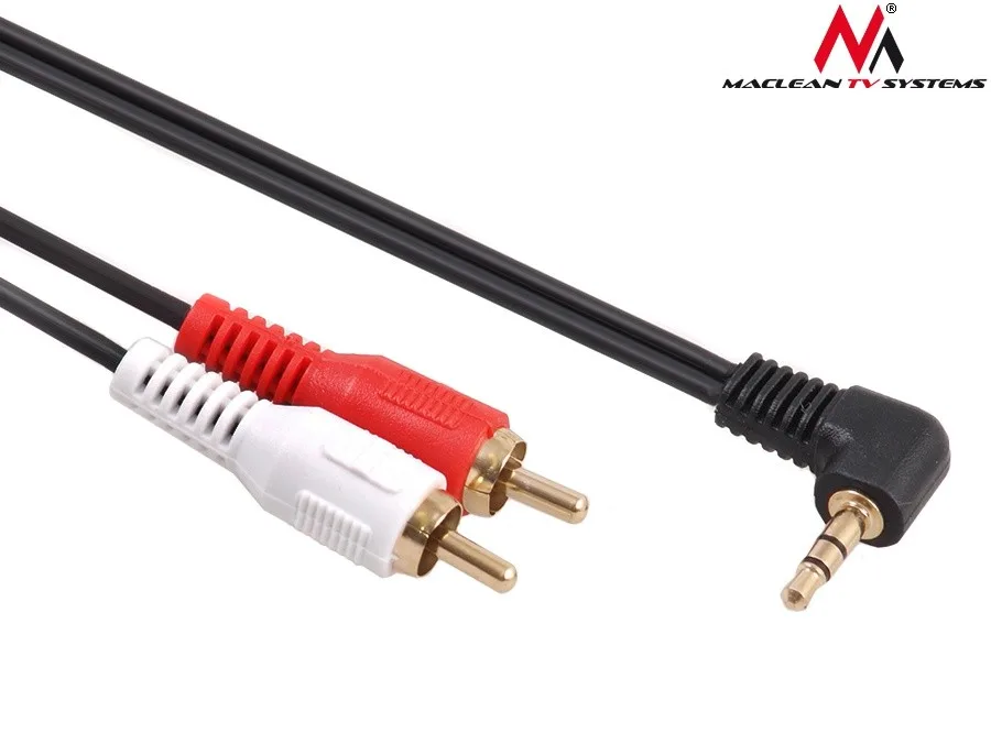 Maclean кабел 3.5mm mini 2RCA 1m черен MCTV-824 - Image 3