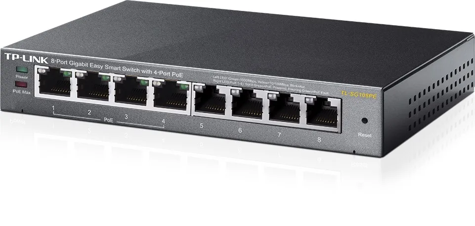 Комутатор TP-Link TL-SG108PE PoE - Image 2