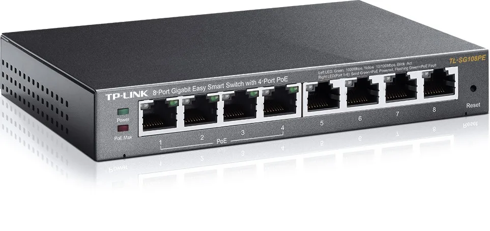 Комутатор TP-Link TL-SG108PE PoE - Image 3