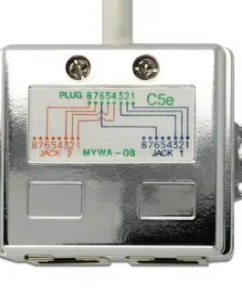 Alternative view от Адаптер DeLock Port Doubler, 1 x RJ45 plug - 2 x RJ45 jack (2 x Ethernet)