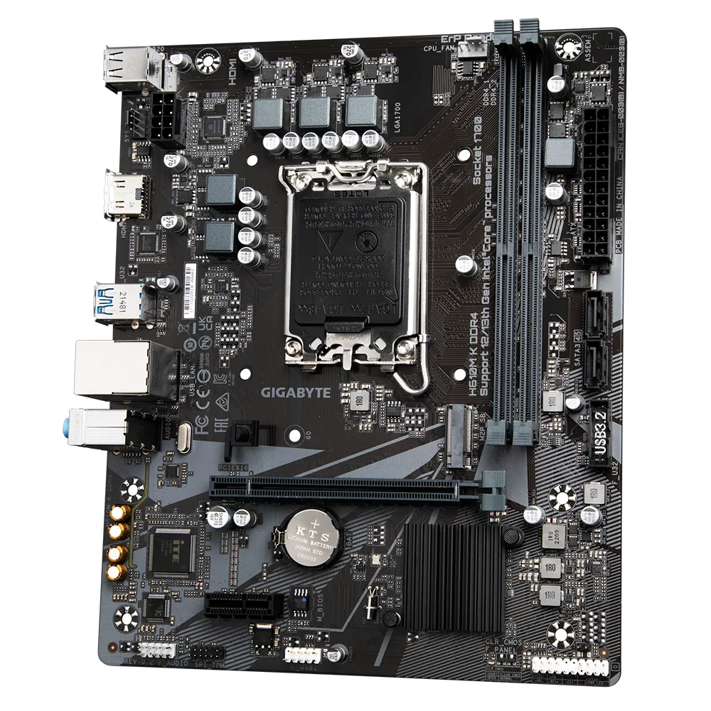 Дънна платка GIGABYTE H610M-K, socket 1700, Micro ATX - Image 3