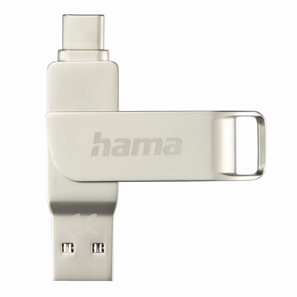 HAMA Флаш памет "C-Rotate Pro" USB-C 3.1/3.0 128GB 100MB/s 182491