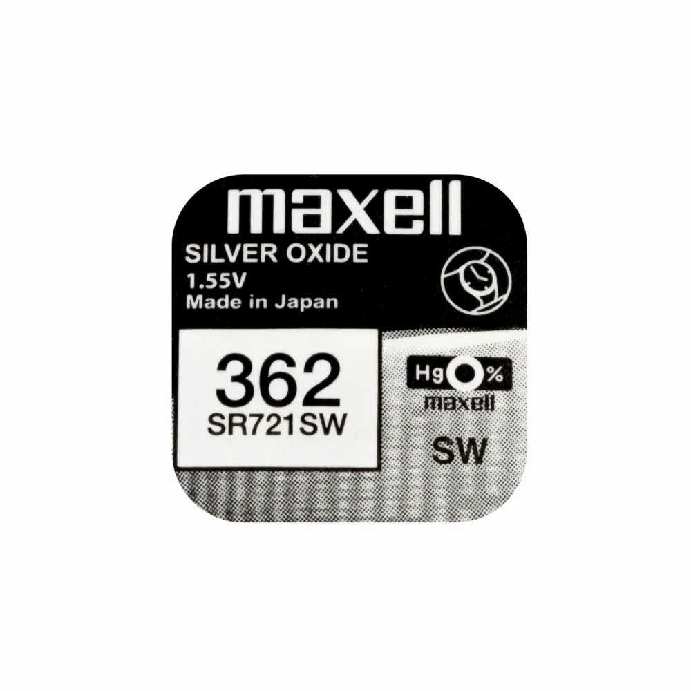 Бутонна батерия сребърна MAXELL SR721 SW AG11/362/ 1.55V