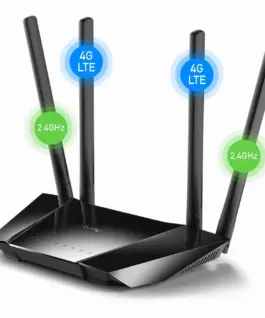 Безжичен рутер Cudy LT400, 4G LTE, 2.4GHz, 300 Mbps, 10/100 - Image 3