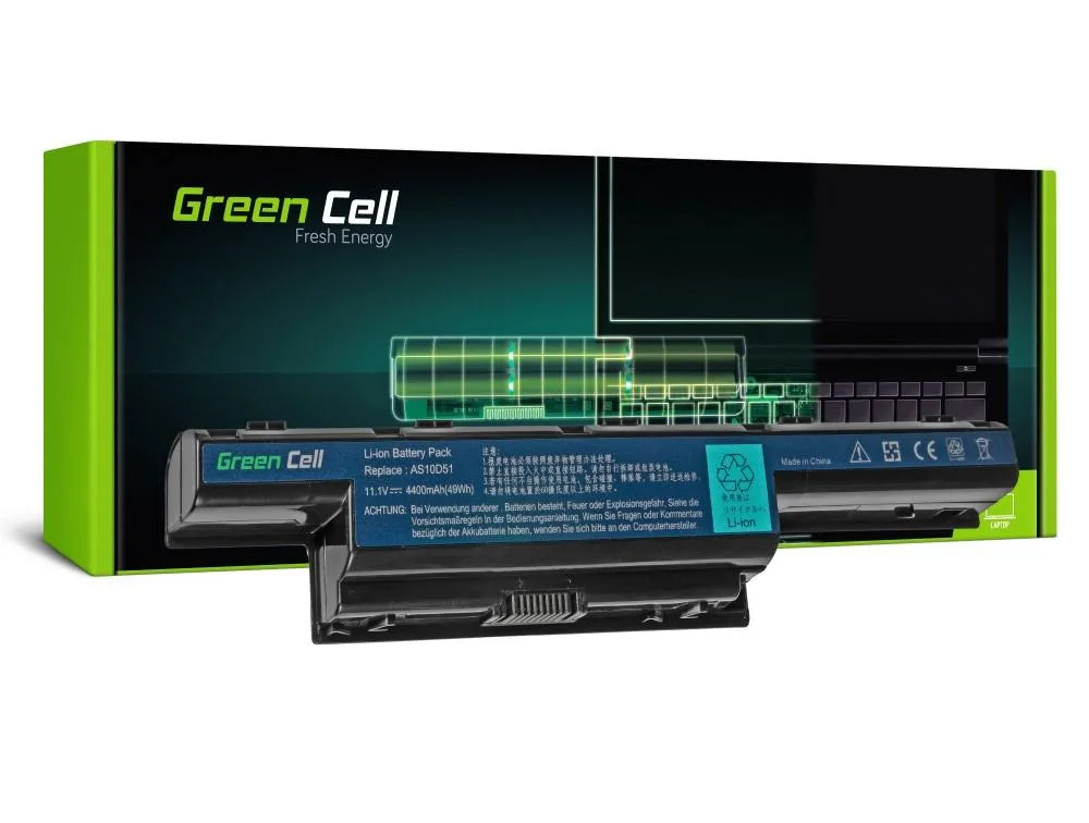 Батерия за лаптоп GREEN CELL Acer Aspire AS10D31 5733 5741 5742 5742G 5750G E1-571 TravelMate 5740 5742 11.1V