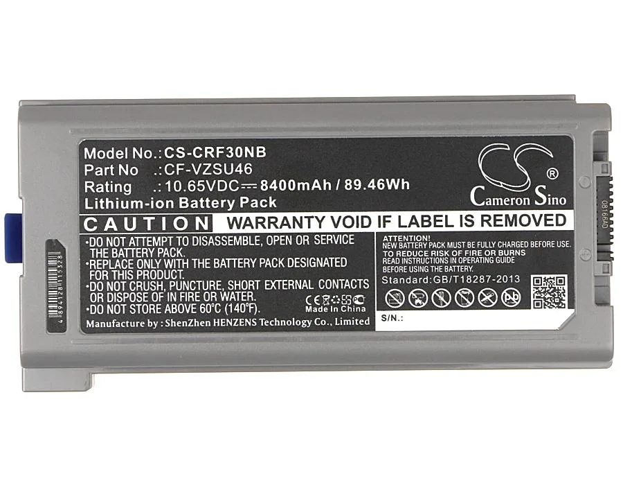 Батерия за лаптоп Panasonic Toughbook CF-30 CF-31 CF-53 CF-VZSU46 1065V 8400mAh CAMERON