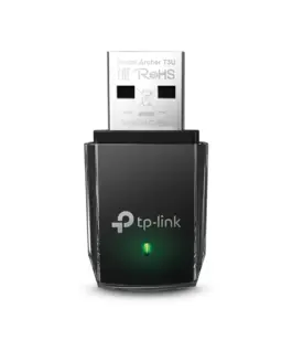 Alternative view от Безжичен мини USB адаптер TP-Link Archer T3U AC1300 MU-MIMO