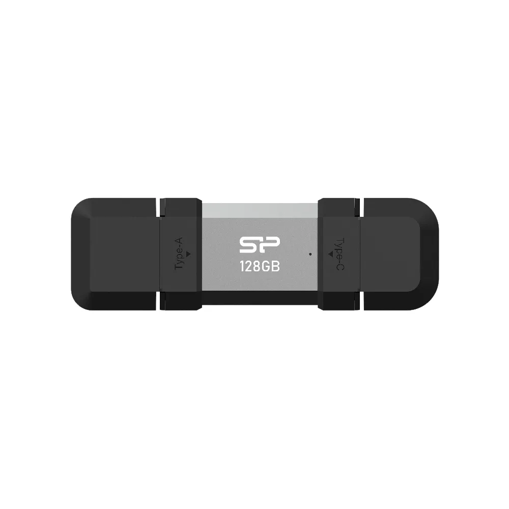 USB памет Silicon Power Mobile C51 128GB USB-A и USB Type-C (USB 3.2 Gen 1)
