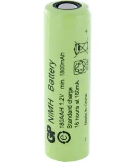 Акумулаторна Батерия R6 AA 180AAH-B 1800mAh NiMH 1 бр. BULK Industrial GP