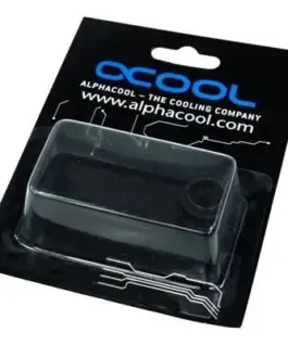 Alternative view от Адаптер Alphacool HF, Двоен нипел, G1/4 - G1/4, О-пръстен, Черен мат