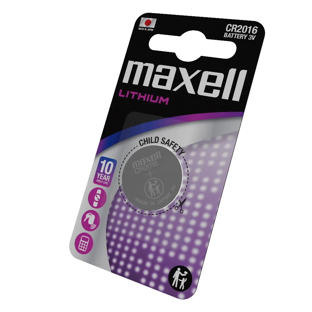 Бутонна литиева батерия MAXELL CR2016 3V - Image 3