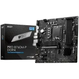 Дънна платка MSI B760 GAMING PLUS WIFI DDR4, LGA 1700, 4xDDR4, ATX, Dual Channel DDR4 5333(OC)MHz, 5x PCIe x16 slots, 2x M.2 slots, 1x HDMI, 1x DP, 2x USB 3.2 Gen 2, 1x USB 3.2 Gen 2 Type-C, 4x USB 2.0, 7.1 HD Audio, 2.5Gbps LAN, WI-Fi 6E, BT, 3Y