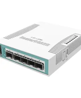 Cloud Router суич Mikrotik CRS106-1C-5S 1xGigabit LAN 5xSFP cages