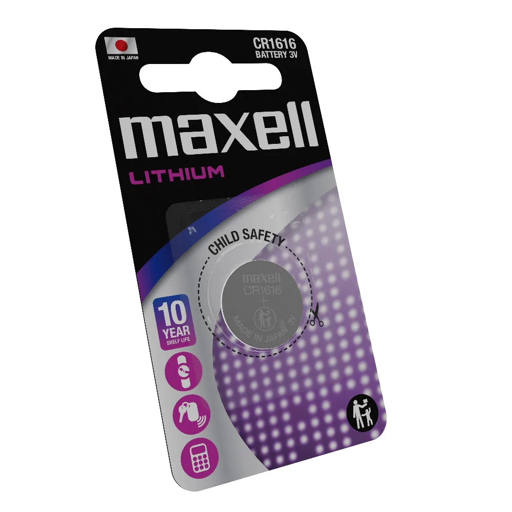 Бутонна литиева батерия MAXELL CR1616 3V - Image 4