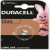 Бутонна батерия литиева DURACELL CR1220 3V 1PK блистер