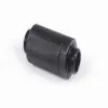 D-Plug Alphacool ES 31.5mm G1/4 AG auf G1/4 AG Черен мат