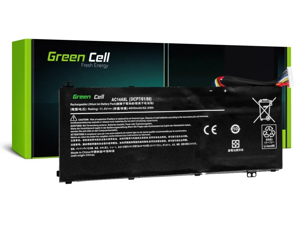 Батерия за лаптоп GREEN CELL Acer Aspire Nitro V15 VN7-571G VN7-572G VN7-591G VN7-592G i V17 VN7-791G VN7-792G AC14A8L