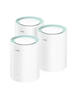 Безжичен рутер Cudy M1300 3-pack AC1200 Dual Band 2.4/5 GHz 300 - 867 Mbps