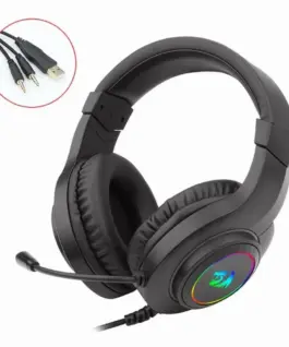Alternative view от USB RGB LED геймърски слушалки с микрофон Redragon Hylas H260RGB-BK