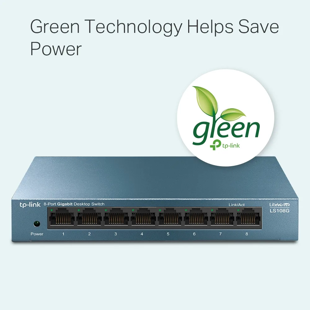 TP-LINK LS108G switch 8x1GbE LiteWave - Image 4
