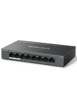Alternative view от 8-портов гигабитов комутатор Mercusys MS108GP със 7 PoE+ порта
