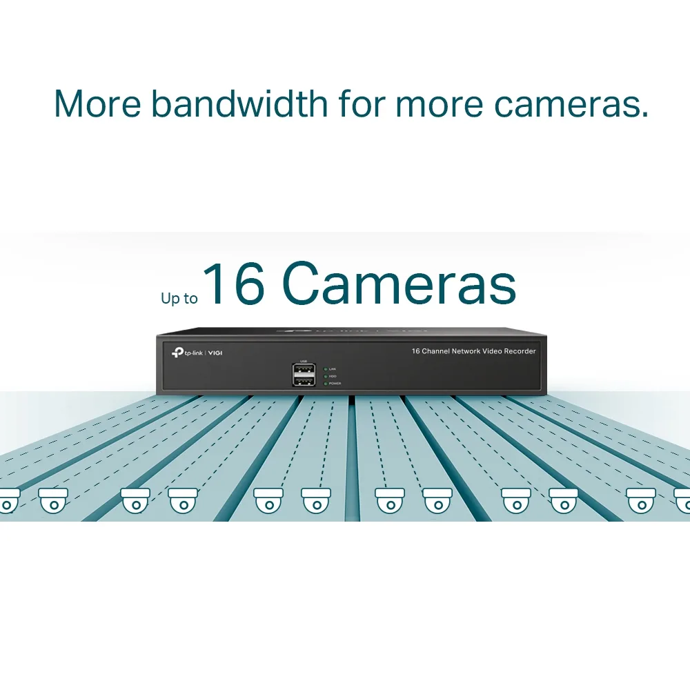 16-канален NVR TP-Link VIGI NVR1016H - Image 3