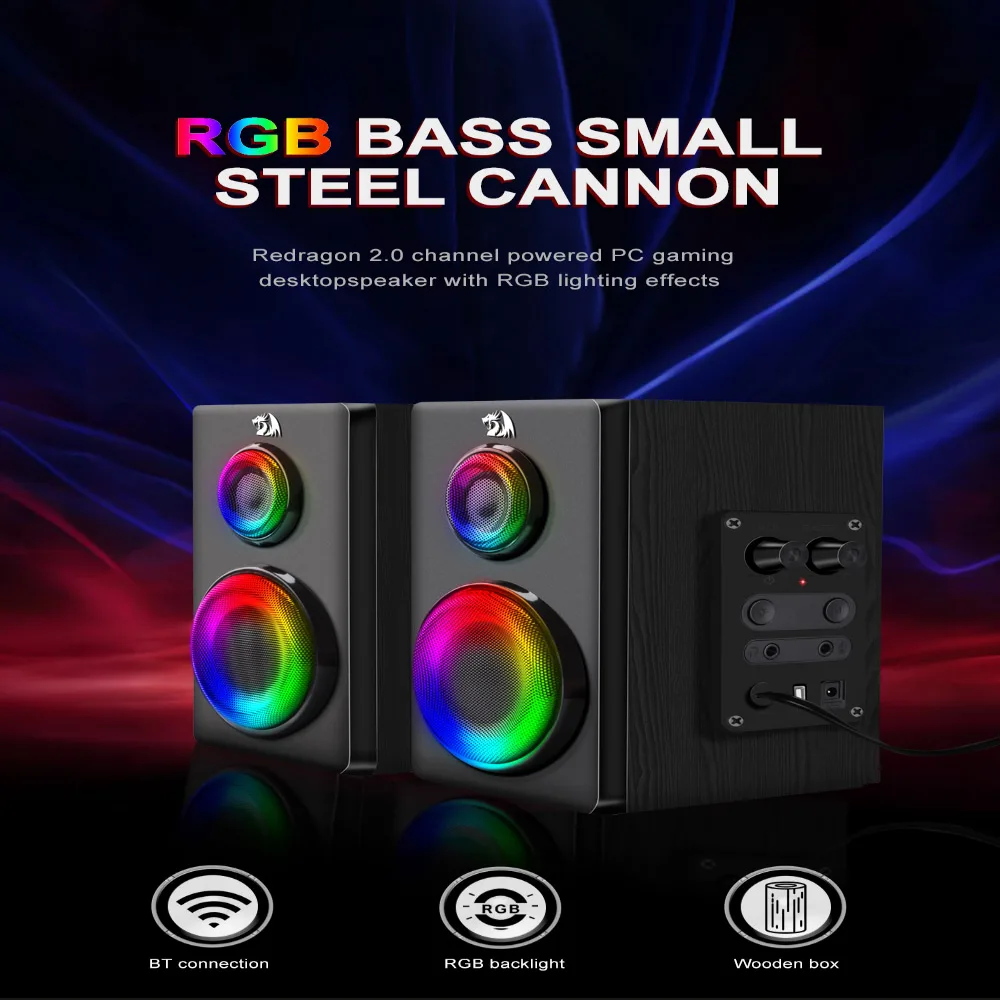 Тонколонки Redragon GS811 Orchestra - черни - Image 4