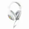 USB RGB LED геймърски слушалки с микрофон Redragon Hylas H260-W