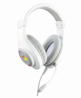 USB RGB LED геймърски слушалки с микрофон Redragon Hylas H260-W