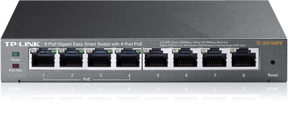 Комутатор TP-Link TL-SG108PE PoE - Image 5