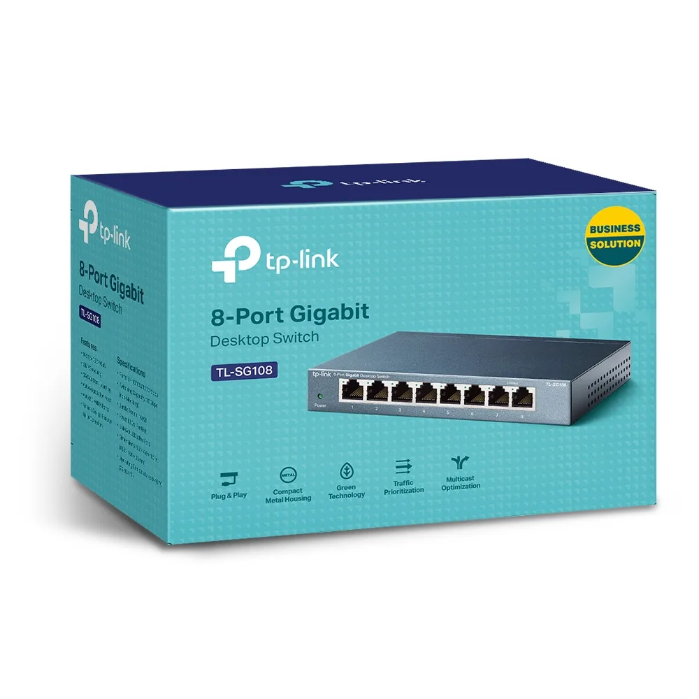 Комутатор TP-Link TL-SG108 8-портов - Image 7