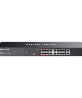 20-портов гигабитов комутатор за монтаж в шкаф Mercusys MS120GP с 16 PoE+ порта