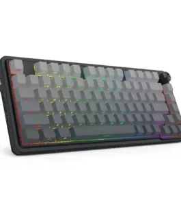 Alternative view от Bluetooth и безжична механична геймърска клавиатура Redragon Ucal Pro K673SP-RGB-PRO, RGB осветление - черна със сив градиент