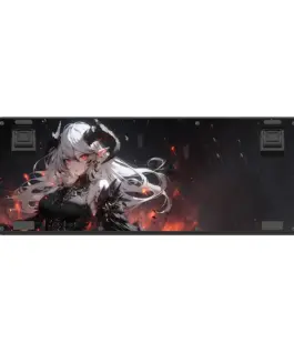 Bluetooth и безжична механична геймърска клавиатура Redragon Artemis Pro Anime AK K719AK-RGB-PRO с червено RGB осветление - черна - Image 6