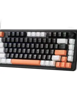 Alternative view от Геймърска механична клавиатура Redragon Landshaker K714BWO-RGB с RGB осветление - черно/бяло