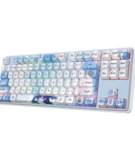 Alternative view от Геймърска Bluetooth и безжична механична клавиатура Redragon Star Blade Pro K707AK-RGB-PRO - бяла