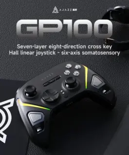 Ajazz геймпад Gamepad GP100 NS - Wireless, Bluetooth, 1000Hz - Black - Image 4