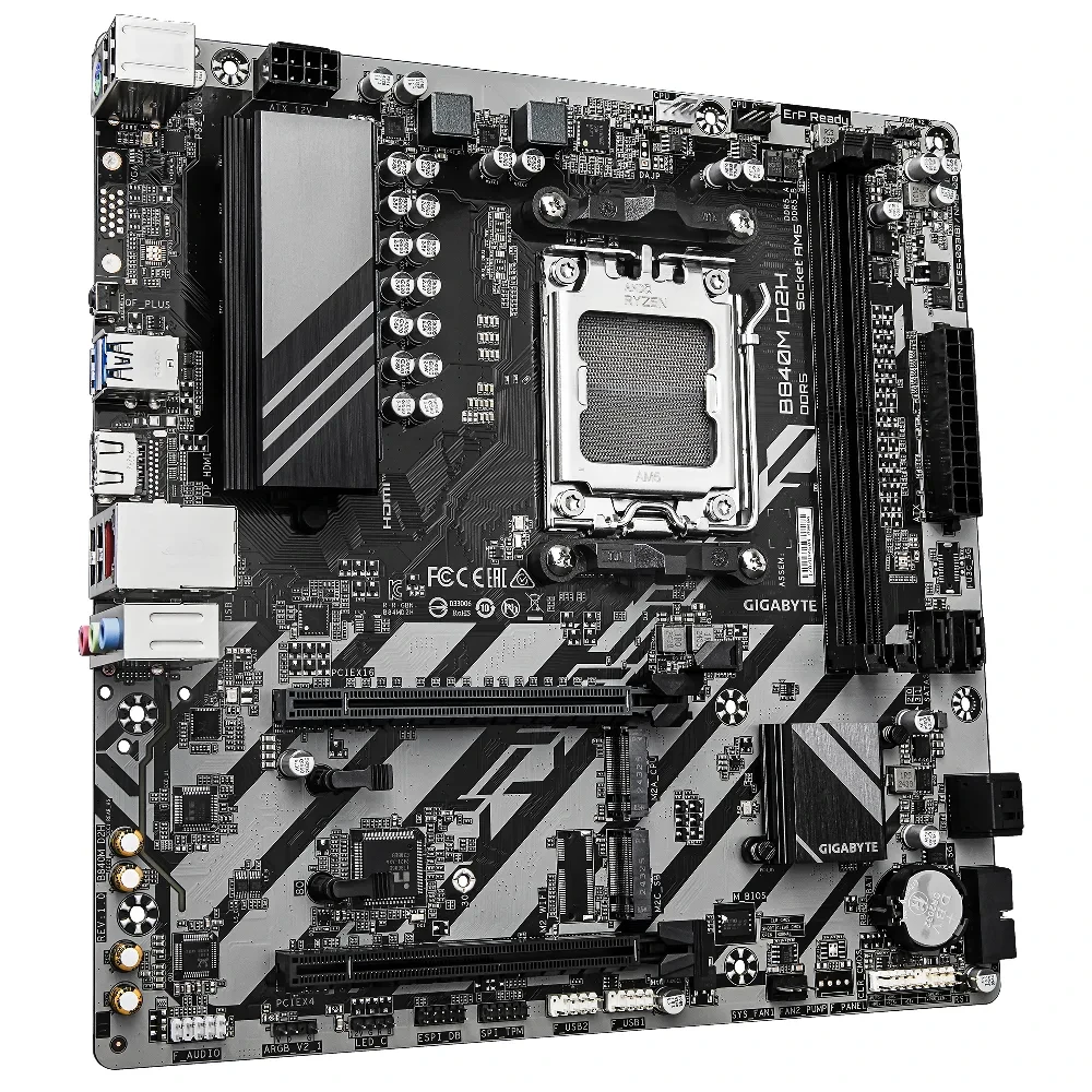 Дънна платка GIGABYTE B840M D2H socket AM5 - Image 2